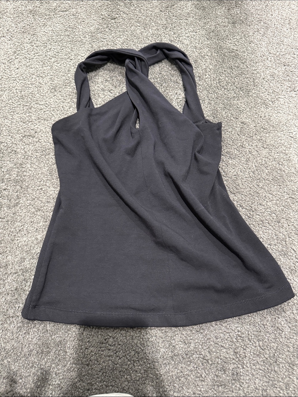 Cache Black Twisted-Strap Camisole